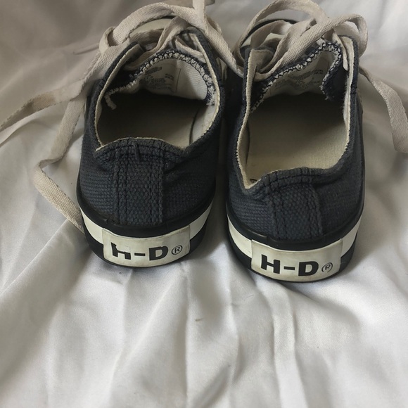 Harley Davidson blue canvas sneakers, 12 - Picture 4 of 4